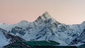Mount Everest With Island Peak