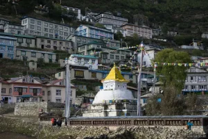 Namche Bazaar, one of the villages on Everest Base Camp Trek