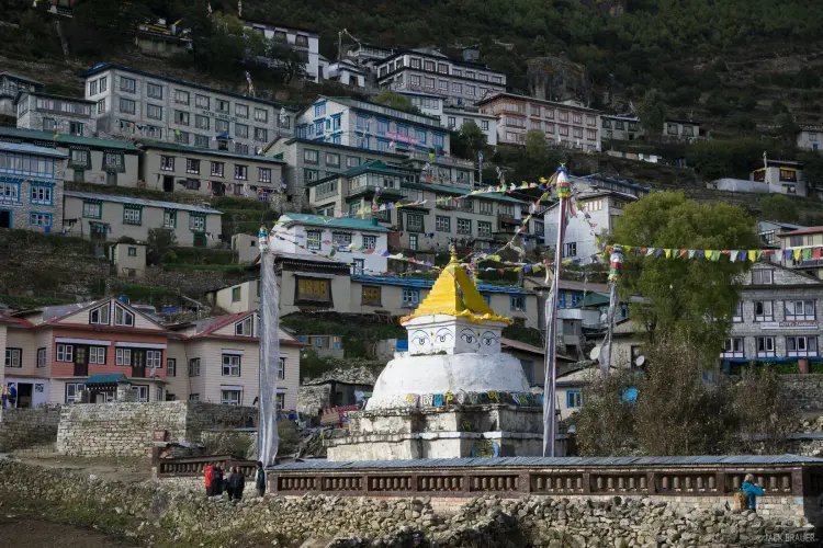 Namche Bazaar, one of the villages on Everest Base Camp Trek