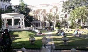 Inside view of garden of dreams in Kathmandu