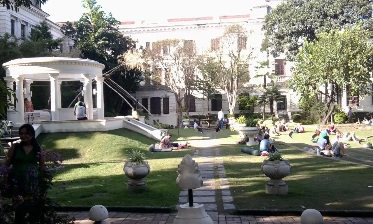 Inside view of garden of dreams in Kathmandu